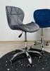 Chaise - Leobert - Avola - Velours Gris Foncé - 53,5 X 55 X Voir les images du produit 8
