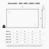 doporro Spiegelschrank Wandspiegel mit LED-Beleuchtung und Produktbild-Vorschau 7