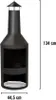 Piec ogrodowy z kominem BBQ Collection 44,5 x 44,5 x 134 cm Podgląd zdjęcia produktu 14