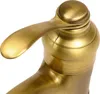 A close-up shot of a brass faucet handle. Podgląd zdjęcia produktu
