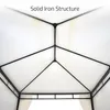Gazebo extérieur 3x2 M en fer forgé élégant gazebo de Voir les images du produit 2