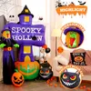 Halloween Aufblasbar Deko Outdoor 2,5M Terrible Geist mit Produktbild-Vorschau 2