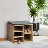 Schuhbank Katja3 mit gepolsterter Sitzfläche, 52x48x30 cm Produktbild-Vorschau 2
