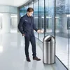 EKO - Pushcan 40 litres - Acier inoxydable   - Acier Voir les images du produit 1