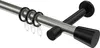 Interdeco Gardinenstange / Vorhangstange Edelstahl-Optik / Produktbild-Vorschau 1