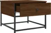 vidaXL Salontafel, bruin, eikenlook, 51x51x40 cm, houtvezel Productafbeelding-voorbeeld 5