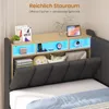 KIMENICH Jugendbett mit LED Beleuchtung, Polsterbett mit Produktbild-Vorschau 5