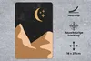 MuchoWow® Mauspad Mousepad Boho - Sterne - Mond - Berg - Produktbild-Vorschau 2