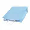 Pastelově modré papírové tašky EKO 24×10×32 cm – 25 ks Náhled obrázku produktu 3