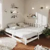 Hommie®  Rozťahovacia denná posteľ biela 2x(90x200) cm z Náhľad obrázku produktu 3