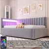 MODFU Polsterbett Schlafsofa,Daybett 90x200 mit Produktbild-Vorschau 2