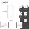 ProfileXXL PVC Eckwinkel, Eckprofil, Rund, Kantenschutz Produktbild-Vorschau 2