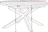Destiny Gartentisch ARONA, Aluminium, Ø145/199x75cm Produktbild-Vorschau 8
