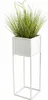 Moderner Blumenständer weiß 70 cm GLAM Produktbild-Vorschau 4