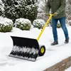 ALIGHTUP Schneeschieber mit Rädern, Stahlschaufel 74cm, Produktbild-Vorschau 1
