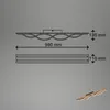 LED Deckenlampe Wellenförmige Deckenleuchte 98cm 2 Flammig Produktbild-Vorschau 6