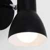 Deckenleuchte Spotleuchte Retro schwenkbar E14 25 W schwarz Produktbild-Vorschau 6