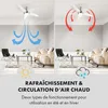 Klarstein Bolero - Ventilateur de plafond 2 en 1 , diamètre Voir les images du produit 4
