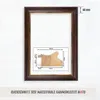 Bilderrahmen Barock N#71 | BRAUN GOLD | Antik Vintage Produktbild-Vorschau 6