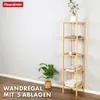 Bambus-Standregal Lowa Ideal zur kreativen Anordnung Ihrer Produktbild-Vorschau 6
