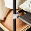 SONGMICS Šatní skříň sada 2 látkových skříní s tyčí na šaty Náhled obrázku produktu 6