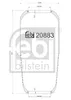 FEBI BILSTEIN Luftfederbalg 20883 für VOLVO F 16 493mm Produktbild-Vorschau 2