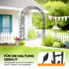 FCH Metalowa łukowa konstrukcja ogrodowa 134,5 x 58,5 x 213 Podgląd zdjęcia produktu 4