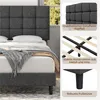 Yaheetech Polsterbett Doppelbett mit Höhenverstellbarem Produktbild-Vorschau 8