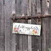 Blumenwiese Metallschild mit Spruch Lieblingsplatz Produktbild-Vorschau 3