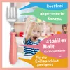Frozen Kindergeschirr Set rutschfest mit Kinderbesteck BPA Produktbild-Vorschau 6