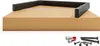 Waschtischhalterung LAHN - 35 cm Tiefe, Schwarz, 1 Stück Produktbild-Vorschau 2