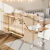Merax ledikant met spijlen, 70 x 140 cm, babybed met Productafbeelding-voorbeeld 4