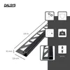 Dalsys Fliesenschiene Eckprofil 2,5m x 10mm Edelstahl Produktbild-Vorschau 2