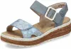 Rieker  Damenschuhe Sandalen Hoch Blau Freizeit Produktbild-Vorschau 23