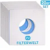 20x Filterwelt® Filter passt für Limodor Limot Badlüfter Produktbild-Vorschau 1