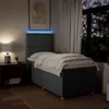 The Living Store Boxspringbett mit Matratze Dunkelgrau Produktbild-Vorschau 5