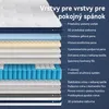 Matrac 90x200 cm, výška 26 cm, s integrovaným topperom, Náhľad obrázku produktu 7