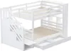 Letto a castello Sweiko 90x200 cm, scala di sicurezza con Anteprima dell’immagine prodotto 20
