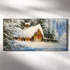 Dekor Leinwand Uhr Wandbilder 60x30 Kunst Textur Malerei Produktbild-Vorschau 2