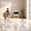 KAMINIO Elektrický krb HENRI – Elektrický krb s kúrením, 3D Náhľad obrázku produktu 2