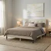 Polsterbed 140x200 cm, beige, tweepersoonsbed met Productafbeelding-voorbeeld 16
