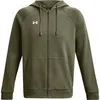 UNDER ARMOUR - ua rival fleece fz hoodie-grn - Vest Produktbild-Vorschau 1
