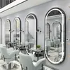 Spiegel Ganzkörperspiegel für Friseursalons Oval mit Rahmen Produktbild-Vorschau 3