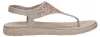 Skechers Meditation Luxe s otvorenou špičkou, béžové, Náhľad obrázku produktu 7