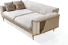 luxus dreisitzer sofa couch moderne couchen textil stoff Produktbild-Vorschau 2