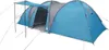 vidaXL Tenda familiare a cupola 8 persone Blu Impermeabile Anteprima dell’immagine prodotto 4