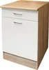 Unterschrank ANDY, 90 cm hoch, 50 cm breit, Weiß matt Produktbild-Vorschau 7