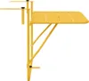 A yellow metal hanging balcony table is shown against a white background. Anteprima dell’immagine prodotto