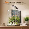 PawHut Aquarium Komplettset 36L Nano Aquarium mit Produktbild-Vorschau 4