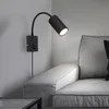 RGB LED Wandleuchte, Leselampe, Metall, schwarz, Produktbild-Vorschau 4